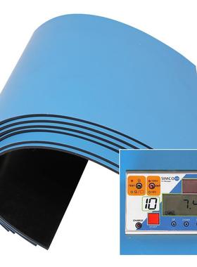 抗静电蓝色防静电橡板2mm防静皮色电胶防静胶电MOV台垫天蓝防静电