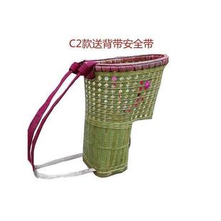 纯手工背娃娃编篓四竹川婴童HBJ背篼新品竹天然小孩宝宝儿四背季