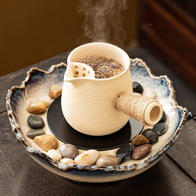 围炉煮茶专家用罐客厅煮茶炉养生泡茶用壶罐茶具套煮装电陶炉9845