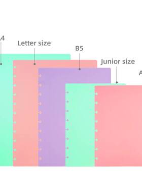 RINGNOTE学生笔记本日记本可拆卸备用塑料外壳蘑菇孔记事本封面