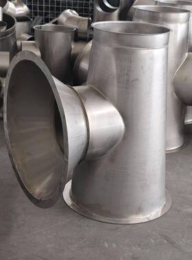 风管镀锌变径通不锈旋XWC钢通风管道排风管排烟三管通风管螺风管