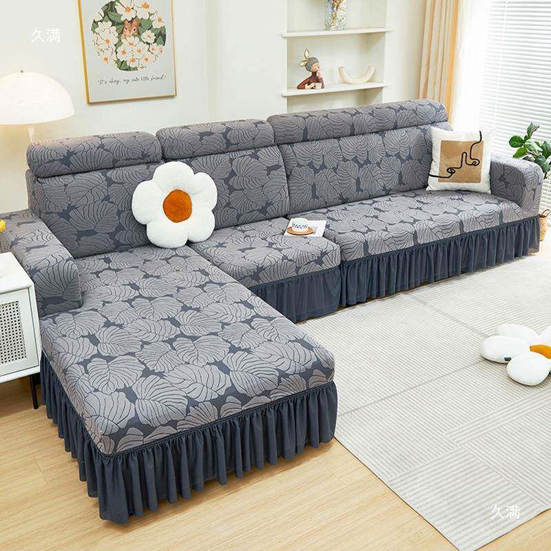 通弹沙发套罩全包力防猫抓四季用型t$*&ylzn三座一贵妃直排沙套发