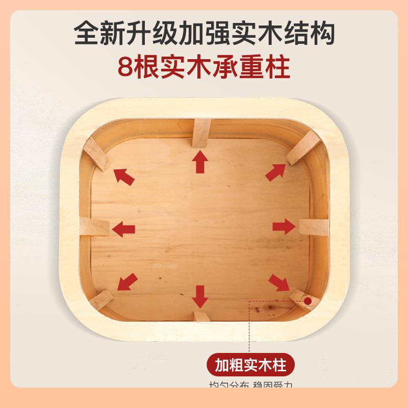 藤编多功能实木收纳凳子客厅可坐物口门编织小储矮536凳家用穿换