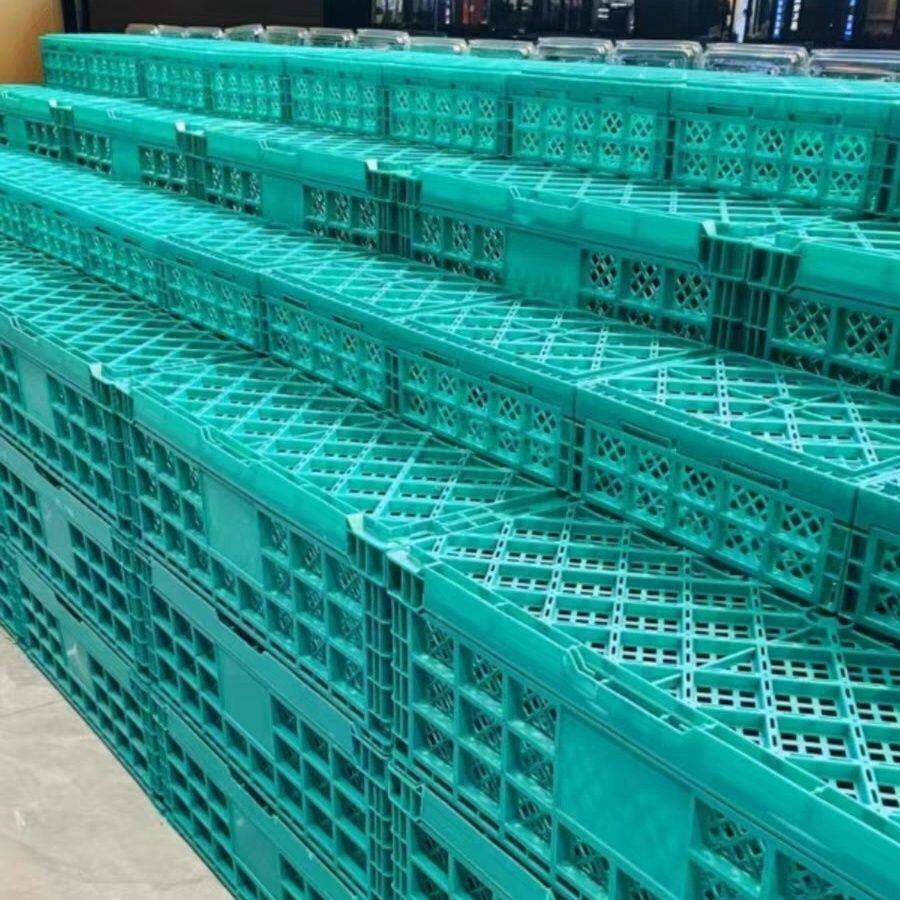 展示水果店折叠货架新款蔬摆台筐水果筐折叠小号10收纳筐个易塑料
