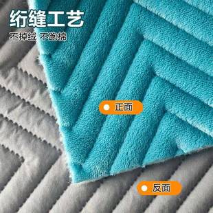 夹棉室内秋风冬季免法兰绒门打孔隔门帘静音家用厚防寒挡断保加温