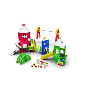 一力乐游幼儿园合梯户外不锈钢滑梯大滑62418型滑滑梯儿童乐组园