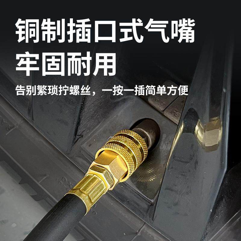 汽车轮胎显充气气压表精度数字加气高BWl胎压电子数打气表表