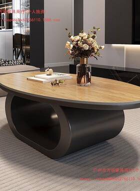风椭圆餐桌客厅意式茶台桌小户YNZ铁工几艺茶多型功能铁极简极简