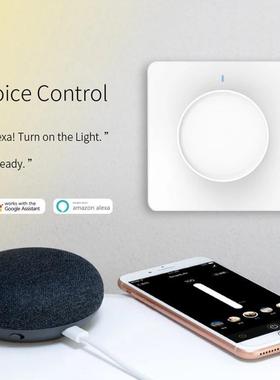 LE调控制面D板zgbee调光面RSH-EUZi板调光开关i旋钮灯光光亮度调