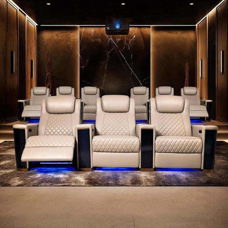 ZARI展翼新款奢豪别墅家庭影院影音室影视厅高端电动沙发观影座椅