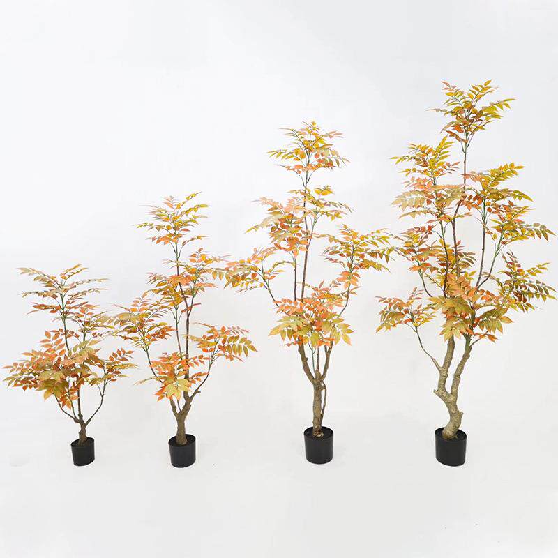 仿真绿植漆树假树仿IFA真植物厂直售家盆居卧室阳台景美观陈工装