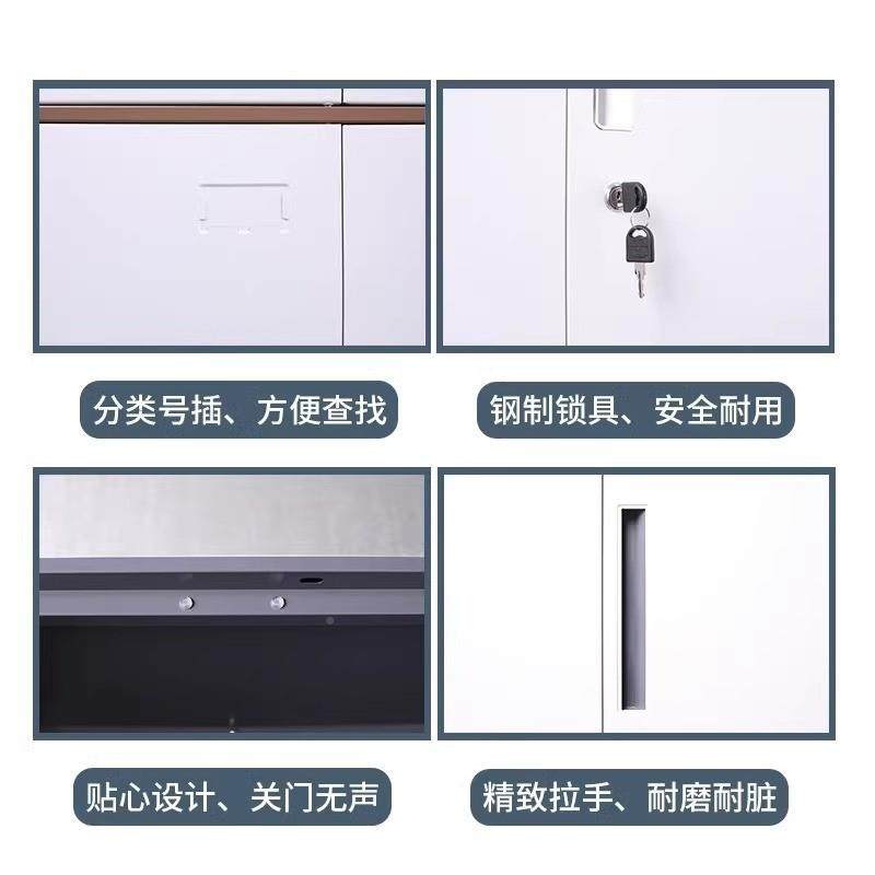 钢制物窄边套色更衣铁皮员工155存包柜锁加柜厚咖带色灰色储柜多