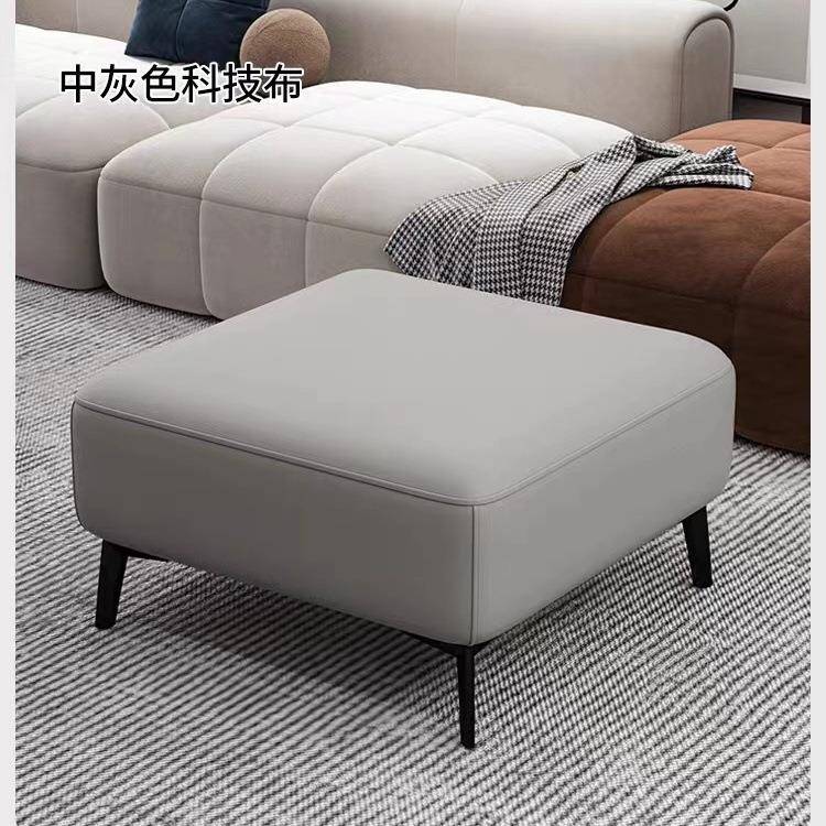 家发用简易沙脚简约凳客厅皮艺沙发搁脚床踏尾11128凳长方形加厚