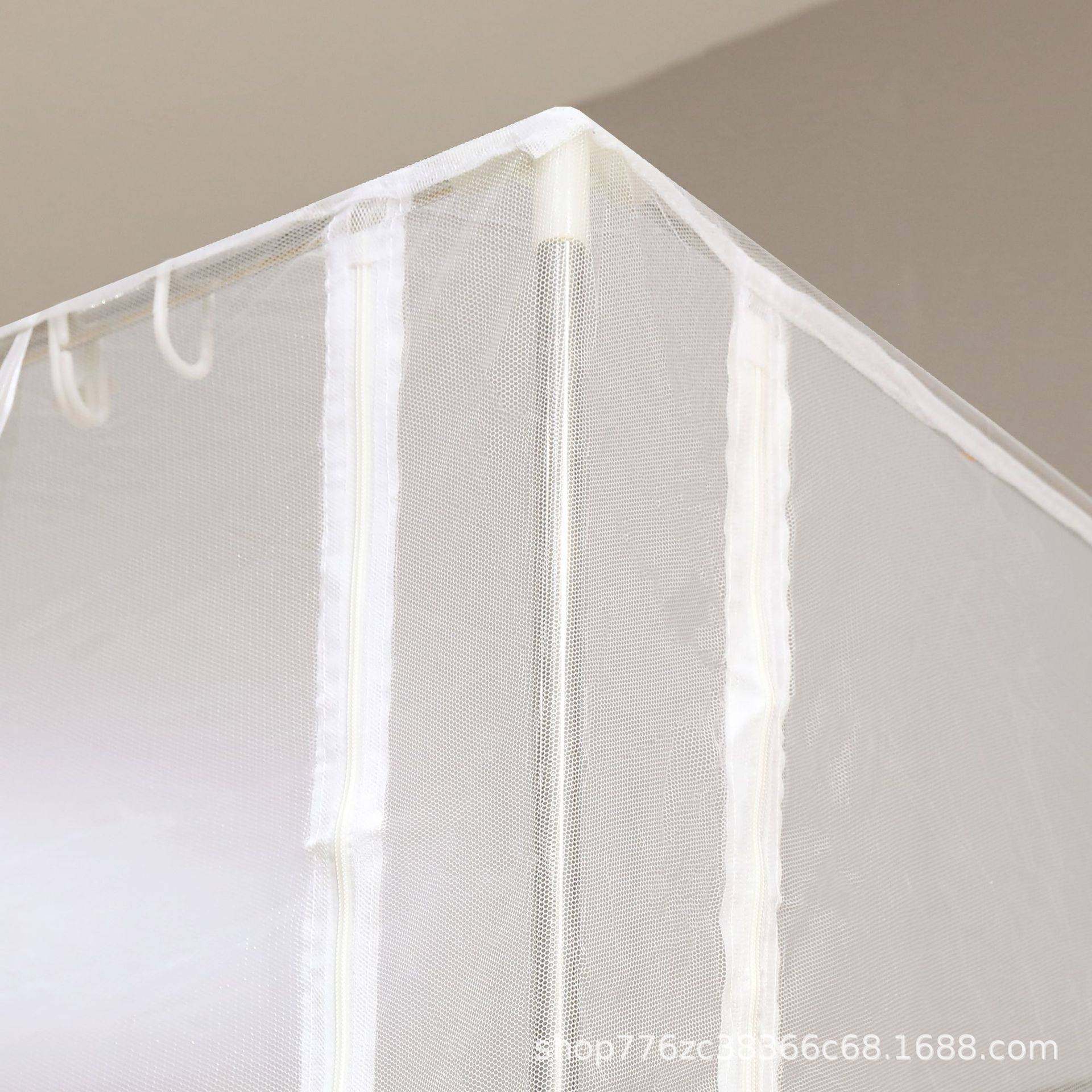 小学生中学生宿舍专用蚊帐无遮光布帘简约拉链防蚊蚊帐