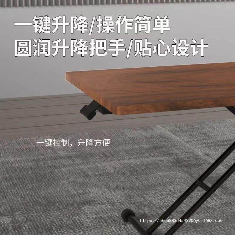 多功桌子餐家小户型用FRO小型能可移动可升降折叠桌两用桌收纳小