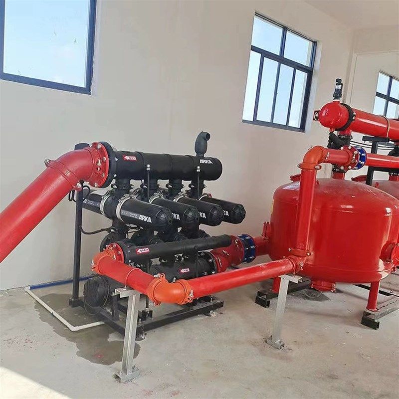 全自动反冲洗砂石过滤器叠片过滤器配套系统水肥一体机