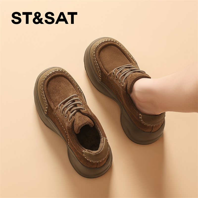 星期六2025秋冬季新款时尚勃肯鞋