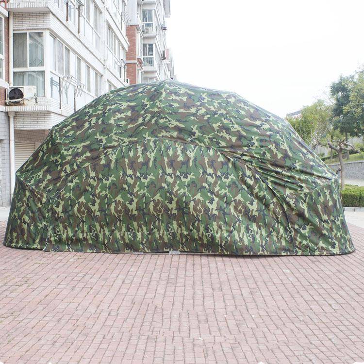半自动移动折叠伸缩车库 防雨阻燃汽车停车棚 加厚加棉保暖车罩