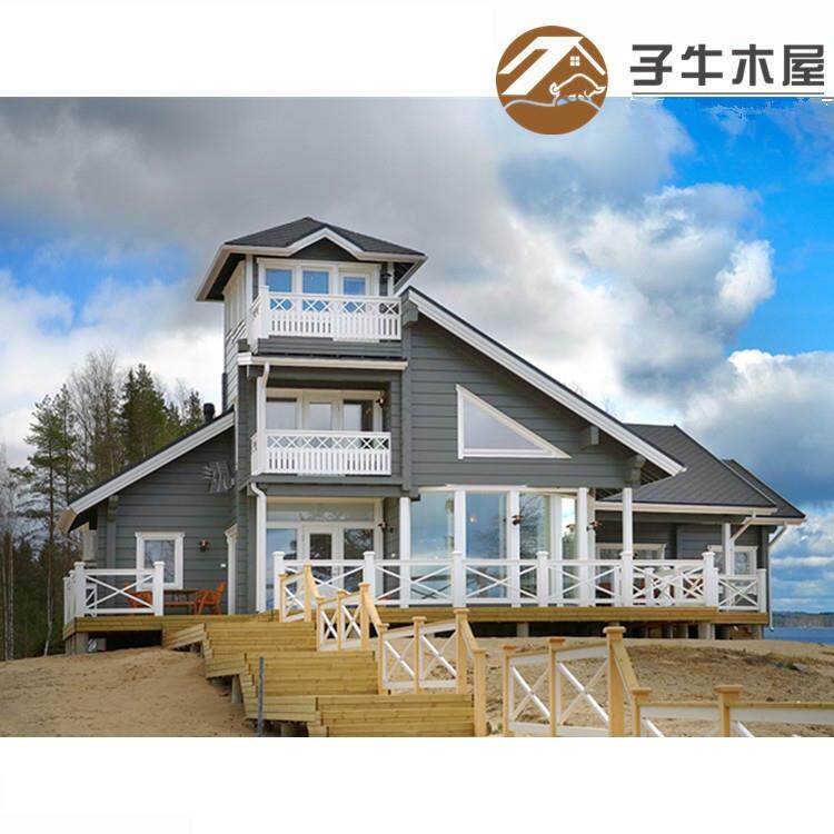 木屋制造商直销可移动二层活动房网红民宿木房子农村度假实木别墅