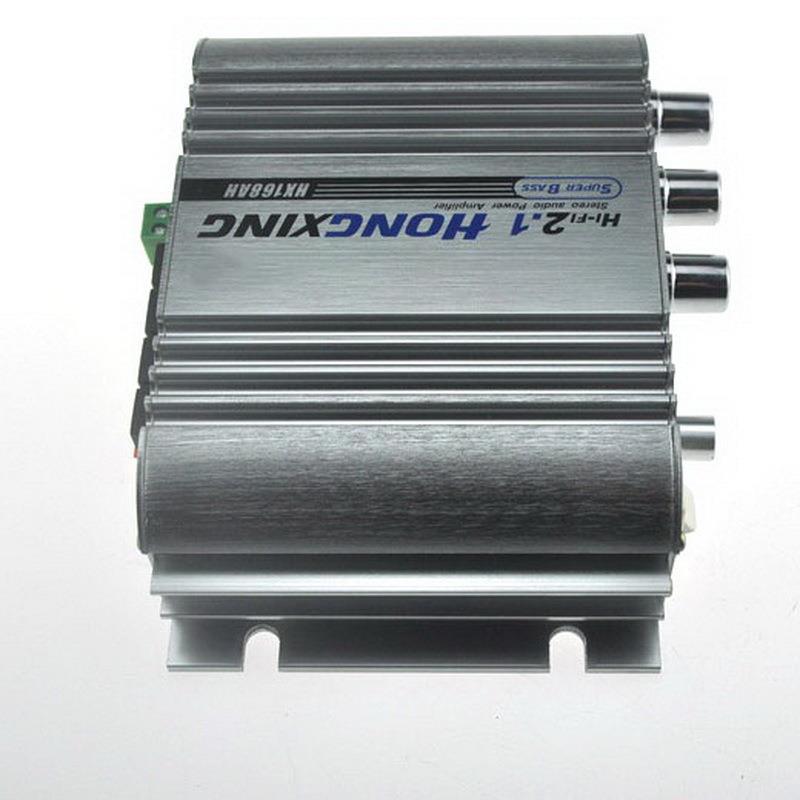 超重低音迷你功放机 12V 2.1声道 HX-168AH