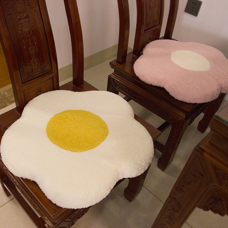 可爱太阳花朵记忆棉坐垫学生办公室椅垫汽车用坐垫屁股垫子可拆洗