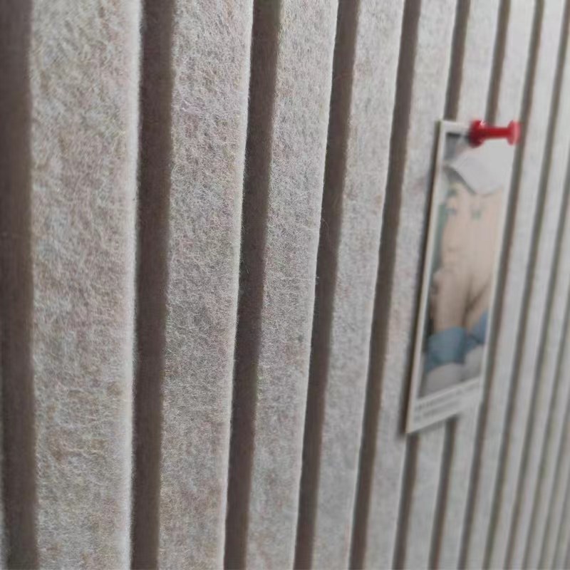 定制毛毡墙毛毡板装饰免打孔自粘幼儿园软木板照片墙公告栏