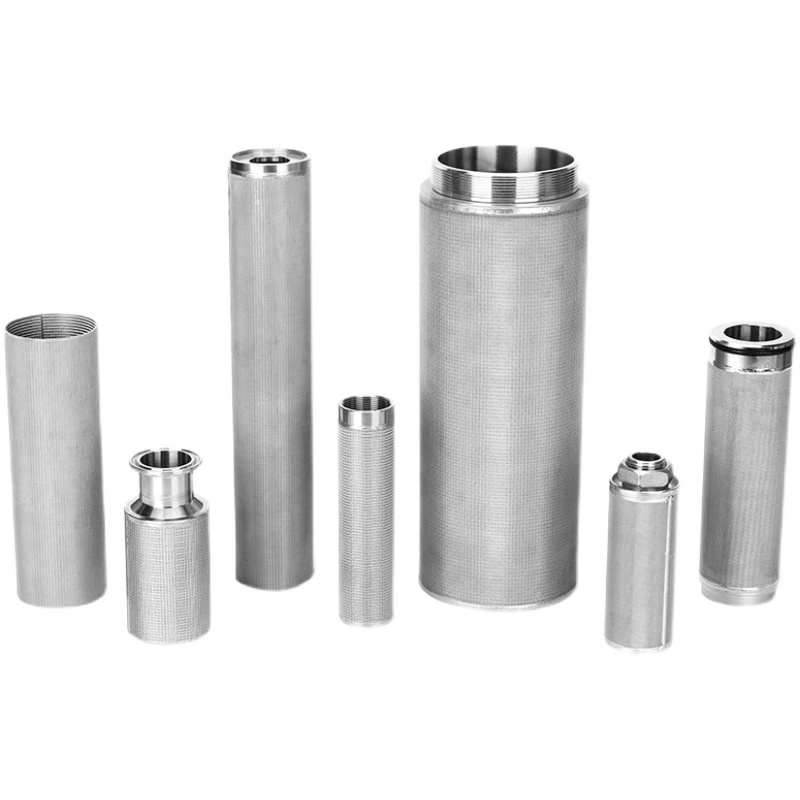 30/31L不锈钢五层烧结滤芯工业5微米10微米微孔空气粉尘过滤网