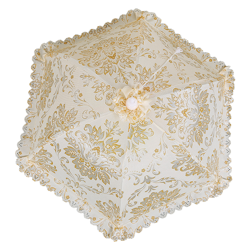 餐桌盖菜罩饭桌饭菜罩防苍蝇防尘遮碗罩可折叠透气大号食物罩菜伞