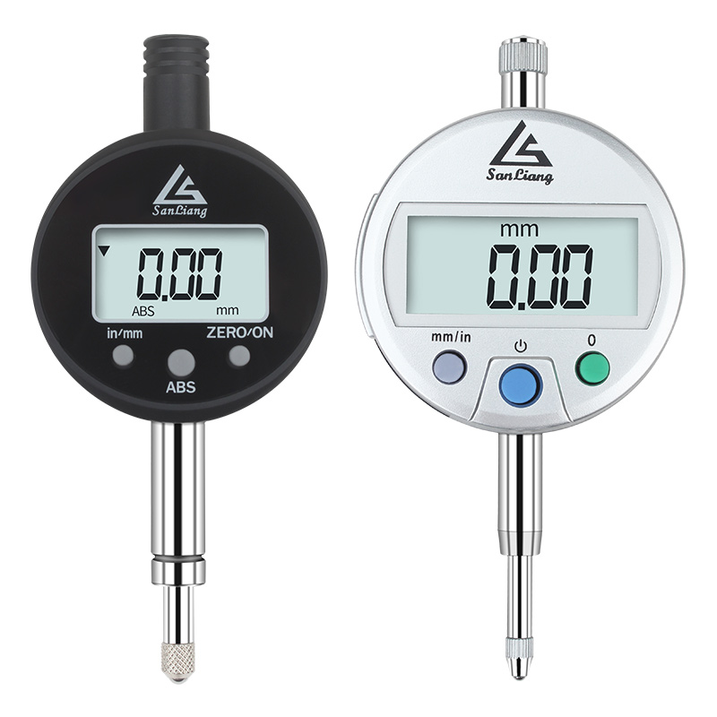 三量电子数显百分表0-mm一测头千分表精度0.001高度规计