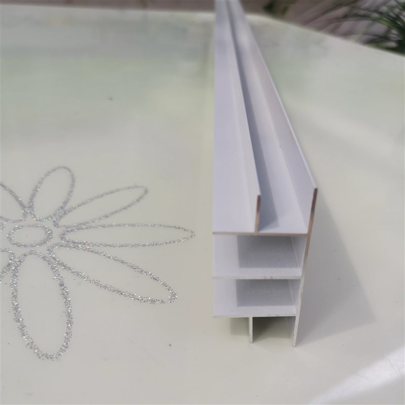 后墙背板卡槽型材砖夹整体橱柜后墙固定立柱水槽瓷砖?具车铝合金