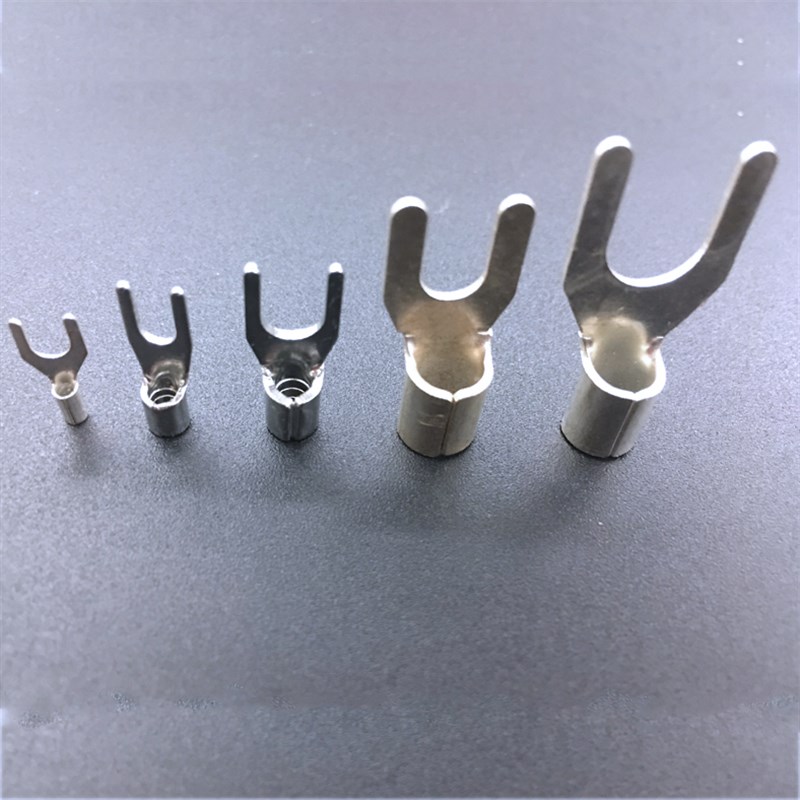 UT0.5/1/1.5/-3//5//8/10//叉形冷压接线端子铜鼻子线耳