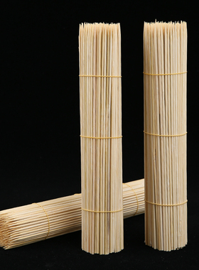 烧烤竹签3.0mm*15/18/20/22/25/28/30/35/40cm串串一次性签子