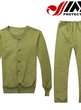 78式加厚绒衣绒裤套装男款保暖劳保煤矿井下冬季服内衣防寒加绒