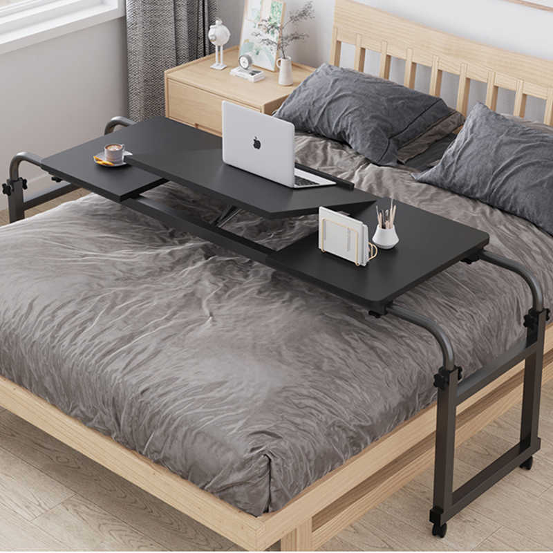 虎爸爸人跨床移动升降桌笔记本台式电脑桌护理餐桌懒人床边书桌