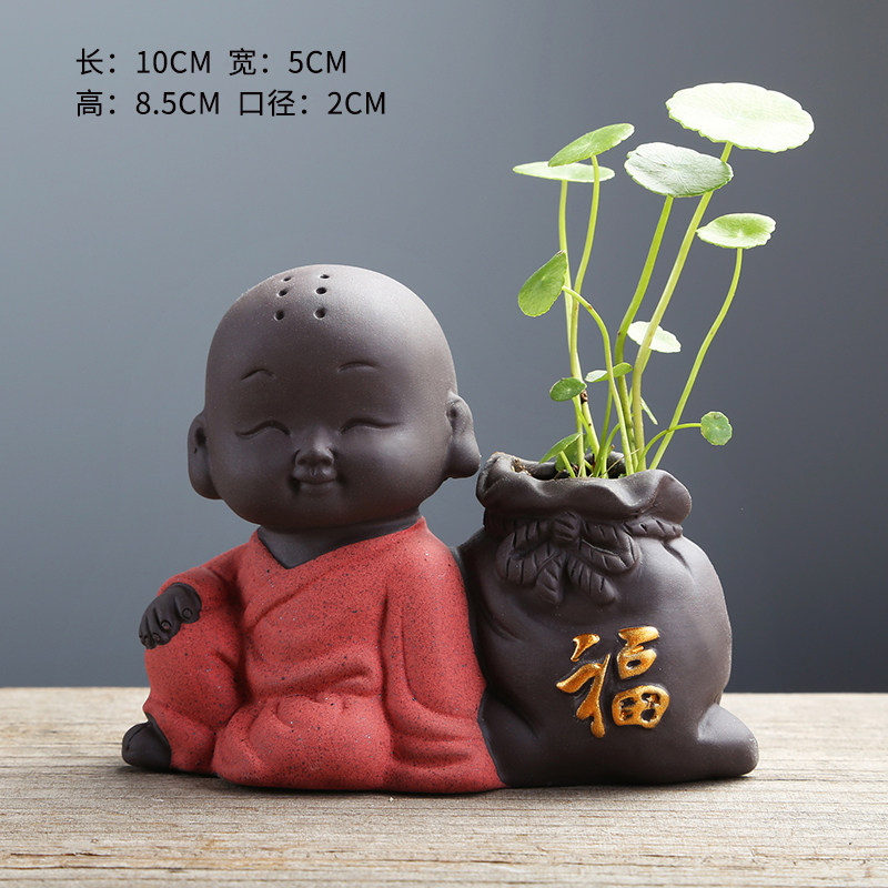 创意摆件手工个性时尚小花器装饰品水培花插花瓶家居办公茶宠摆件