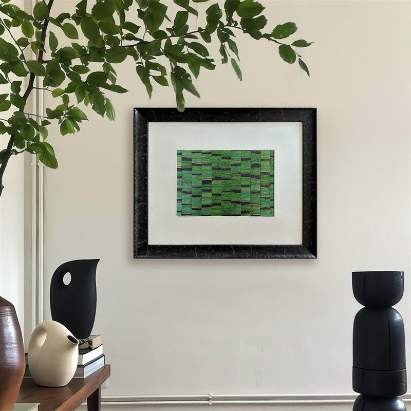 GeGe中古风客厅背景墙装饰画比利时原装进口高级感手工立体艺术画