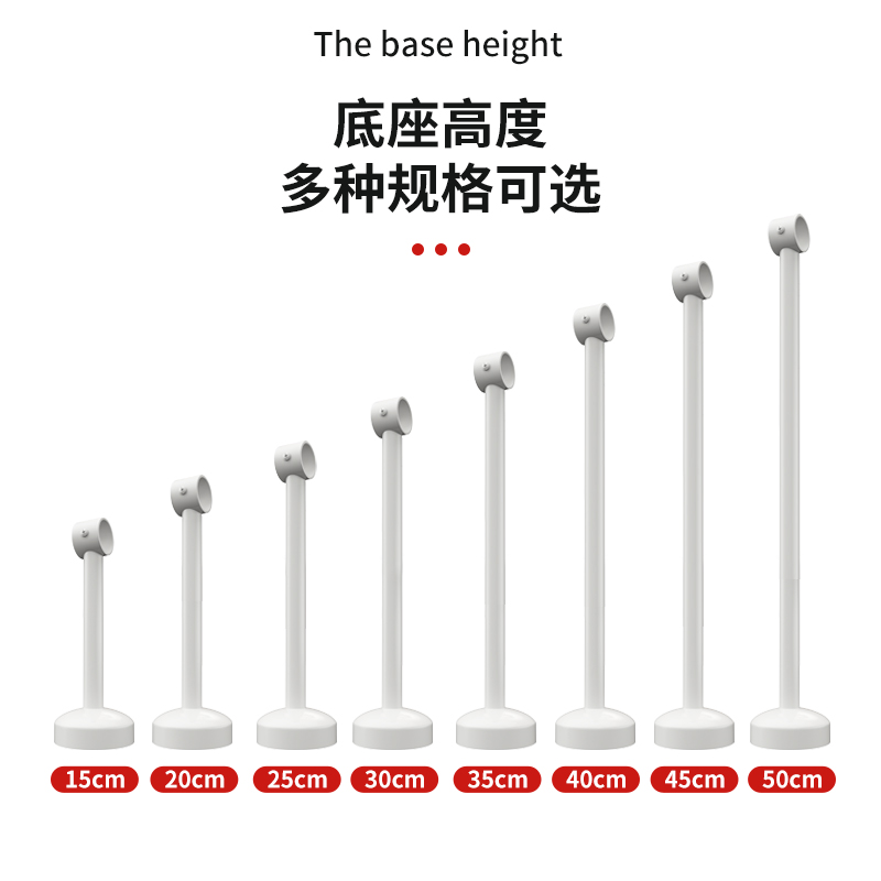 晾衣架阳台顶装固定式杆不锈钢白色凉衣捍晒衣杆家用杆子晾衣杆