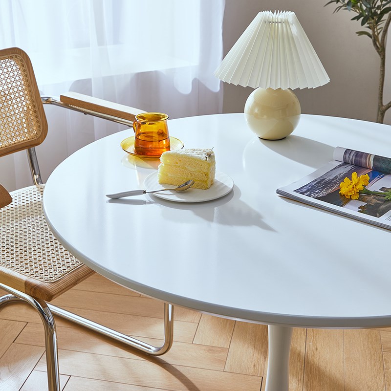 霍客森洽谈桌时尚餐桌接待桌圆桌饭桌咖啡桌现代洽谈室桌椅小圆桌