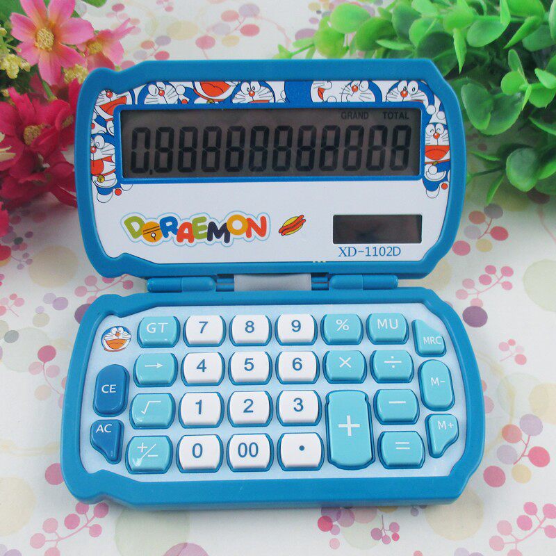 小折叠式便携翻盖语音计算器大屏幕电脑按键会计财务办公用计算机