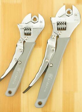 福冈工具大力活动扳手多用扳手8寸0多用自紧扳手O活口扳手YYSF3-0