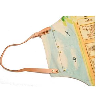 定作数码印8-30花转移印制花工围裙帆布防加水厚定制logo