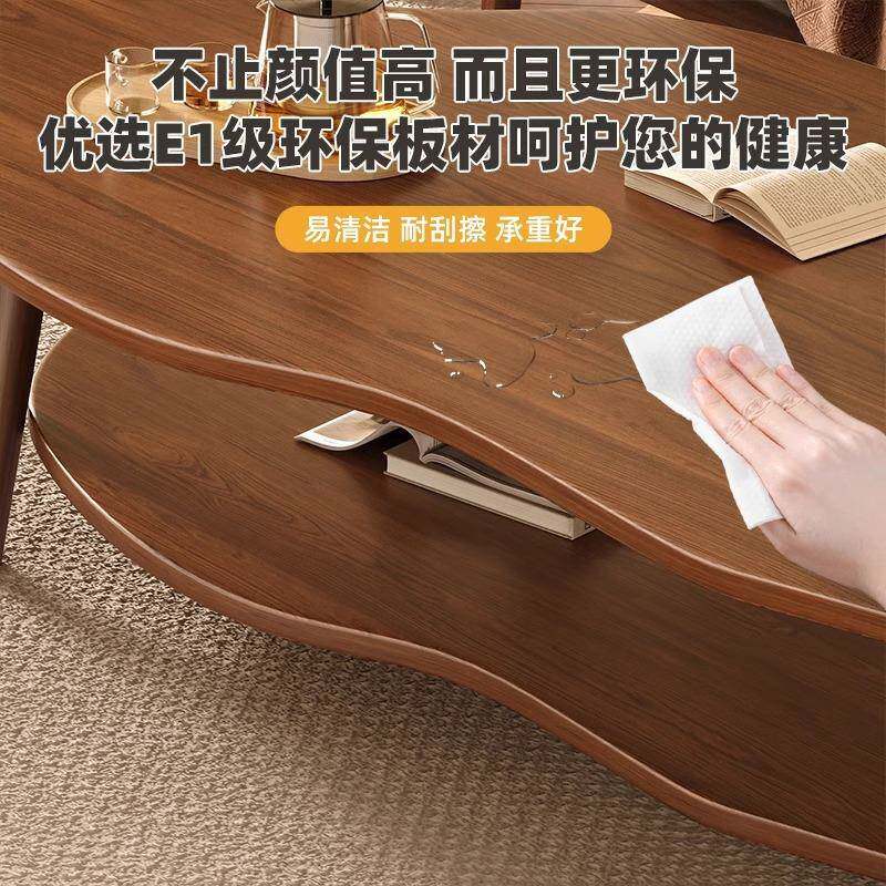 几小型新款轻奢AL双沙发茶桌出茶租屋小桌户子现代客厅家用云层朵