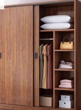 衣柜楠益卧室式推简门儿童衣OUK橱拉出租房经中济型约柜子多层大