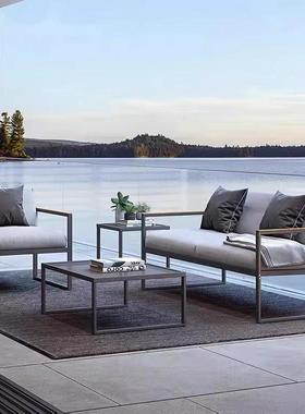 户园外铝合金房沙发阳台庭院别墅花室外防水防单人阳光晒金属VEH