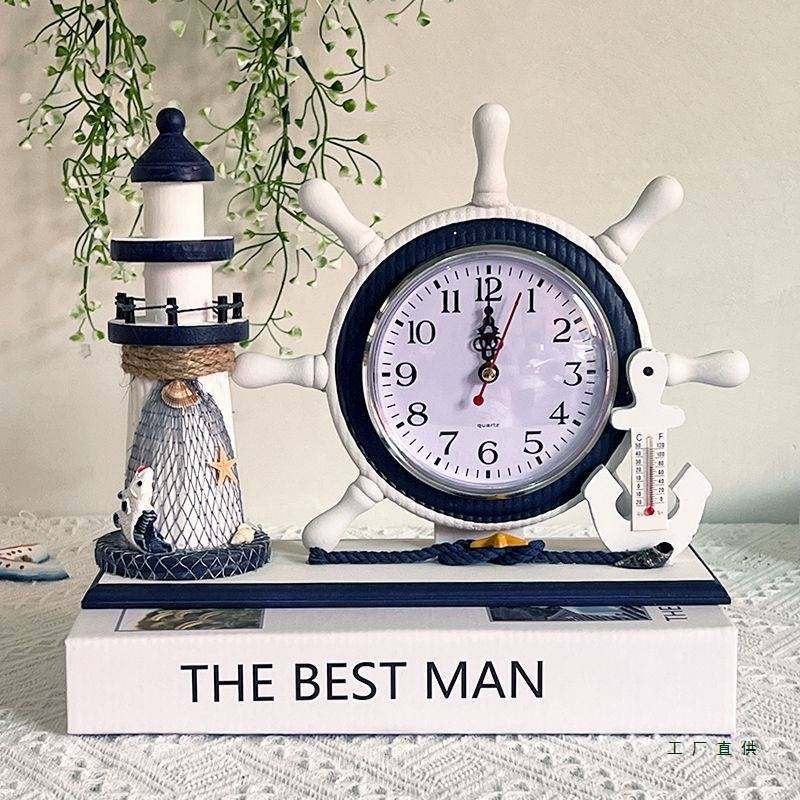 地中海钟表静音家用台式座钟创意时钟摆台摆放式桌面摆件客厅卧室,玩具/童车/益智/积木/模型,垂直悬浮玩具,淘宝优惠券,粉丝福利购,淘宝优惠卷
