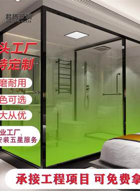 成都淋工厂一字形淋浴分浴房隔断淋房浴室67121一体酒店干湿离浴