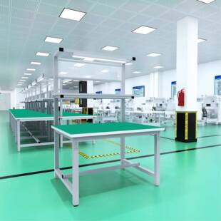 防静电工作水台加厚打台包车间CMC流线作台实验室带灯桌装配维操