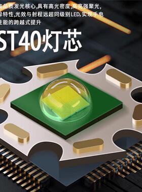 筒可充电超LK58亮手电爆铝合金便携强光亮功能磁吸多探险骑行侧灯