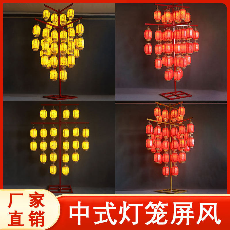 新款婚庆道具中式灯笼布置汉唐婚礼舞台装饰商场景区活动美陈布置
