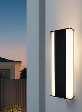 简ZVB灯约户外装饰超亮防水灯庭院别墅柱大门上下发光室外壁长条